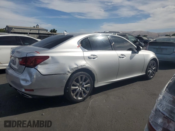 2013 Lexus GS 350 with VIN JTHCE1BL6D5019588, listed as a Copart auction lot 63607685 with 126,608 mi miles and Salvage title. Bid and sale history available at DreamBid. Image 3.