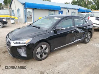 2021 Hyundai Ioniq Limited z VIN KMHC05LC8MU251682, wystawiony jako Copart lot #64379394 z przebiegiem 20 225 mil mil oraz Szkoda całkowita • Salvage title. Historia ofert i sprzedaży dostępna na DreamBid. Obrazek 1.