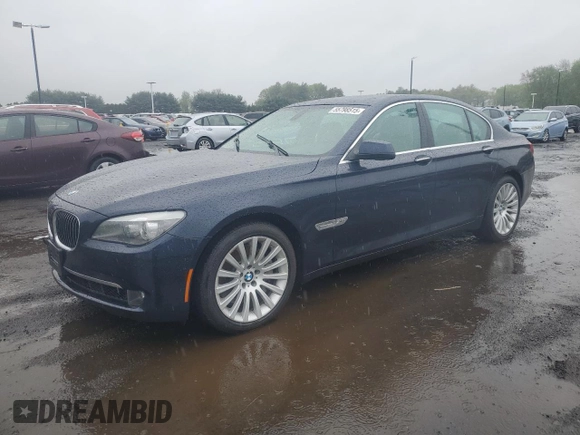 2012 BMW 7 Series 750i xDrive with VIN WBAKC6C53CC395754, listed as a Copart auction lot 55798515 with 79,444 mi miles and Clean Title. Bid and sale history available at DreamBid. Image 1.