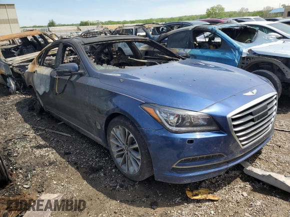 2015 Hyundai Genesis 3.8L with VIN KMHGN4JE0FU091477, listed as a Copart auction lot 50513325 with 83,930 mi miles and Salvage Title. Bid and sale history available at carsss.com. Image 4.