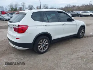 2014 BMW X3 xDrive28i with VIN 5UXWX9C51E0D28246, listed as a IAAI auction lot 41901264 with 177,651 mi miles and . Bid and sale history available at DreamBid. Image 4.
