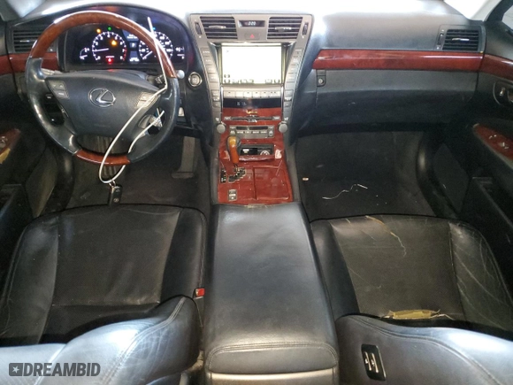 2007 Lexus LS 460 with VIN JTHBL46F075022398, listed as a Copart auction lot 48529085 with 167,027 mi miles and Salvage Title. Bid and sale history available at carsss.com. Image 8.