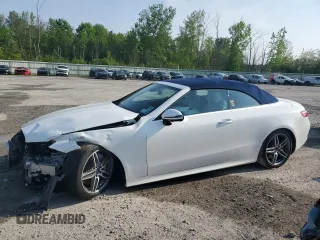 2018 Mercedes-Benz E 400 with VIN WDD1K6FB8JF036663, listed as a Copart auction lot 59513895 with 54,404 mi miles and Salvage title. Bid and sale history available at DreamBid. Image 1.