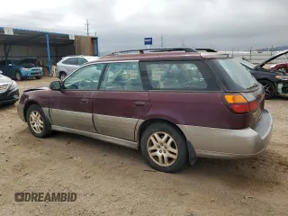 2000 Subaru Legacy Outback Limited with VIN 4S3BH6865Y7621900, listed as a Copart auction lot 53691725 with 285,950 mi miles and Salvage title. Bid and sale history available at DreamBid. Image 2.