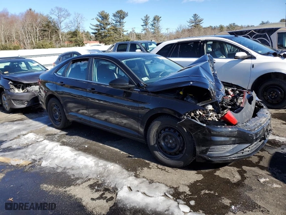 2020 Volkswagen Jetta S with VIN 3VWN57BU2LM057346, listed as a Copart auction lot 46430745 with 0 mi miles and Salvage Title. Bid and sale history available at carsss.com. Image 4.