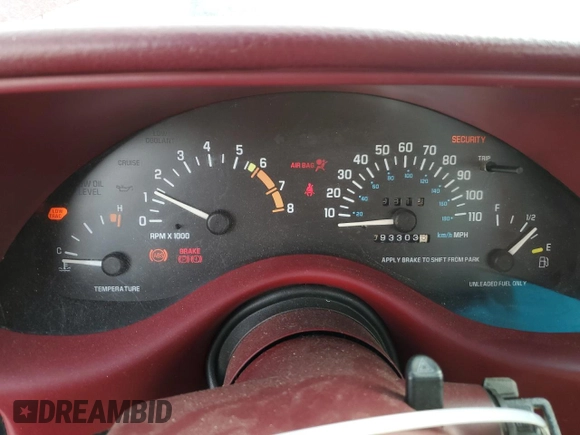 1996 Buick Regal with VIN 2G4WF52K3T1461797, listed as a Copart auction lot 78230324 with 93,303 mi miles and Salvage Title. Bid and sale history available at DreamBid. Image 9.