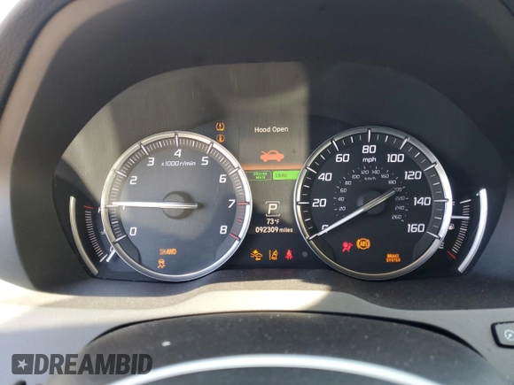 2016 Acura MDX Technology z VIN 5FRYD4H41GB041706, wystawiony jako Copart lot #54180245 z przebiegiem 92 309 mil mil oraz Szkoda całkowita • Salvage title. Historia ofert i sprzedaży dostępna na DreamBid. Obrazek 9.