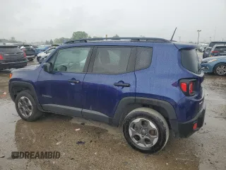2017 Jeep Renegade Sport с VIN ZACCJBAB8HPE68361, выставлен на аукционе Copart как лот 58247275 с пробегом 88 759 миль миль и Списание • Salvage title. История ставок и продаж доступна на DreamBid. Изображение 2.