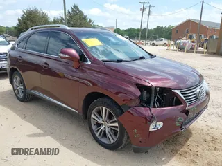 2015 Lexus RX 350 with VIN 2T2ZK1BA5FC161760, listed as a IAAI auction lot 42070539 with 208,612 mi miles and . Bid and sale history available at carsss.com. Image 1.