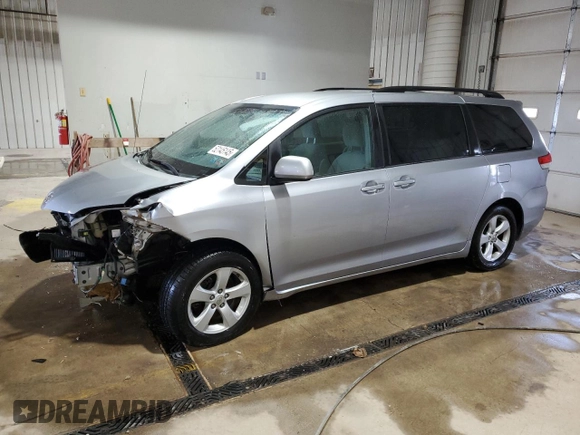 2012 Toyota Sienna LE AAS with VIN 5TDKK3DC6CS264818, listed as a Copart auction lot 52145145 with 143,510 mi miles and Salvage Title. Bid and sale history available at carsss.com. Image 1.