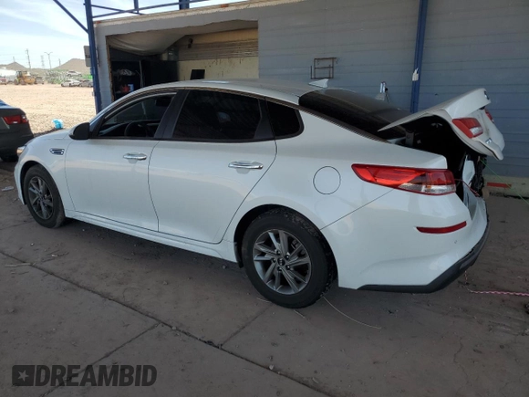 2019 Kia Optima LX z VIN 5XXGT4L39KG336198, wystawiony jako Copart lot #58867975 z przebiegiem 83 992 mil mil oraz Szkoda całkowita • Salvage title. Historia ofert i sprzedaży dostępna na DreamBid. Obrazek 2.