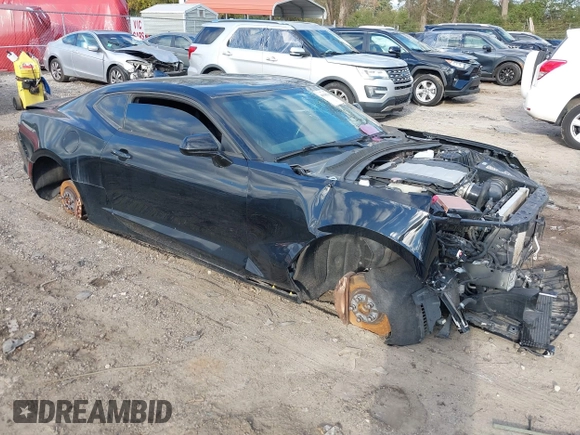 2019 Chevrolet Camaro 1SS with VIN 1G1FE1R70K0119793, listed as a IAAI auction lot 40948144 with 109,201 mi miles. Bid and sale history available at carsss.com. Image 1.