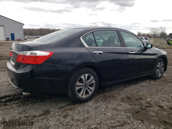 2014 Honda Accord Sedan LX with VIN 1HGCR2F36EA014410, listed as a Copart auction lot 52417915 with 55,731 mi miles and Salvage Title. Bid and sale history available at carsss.com. Image 3.