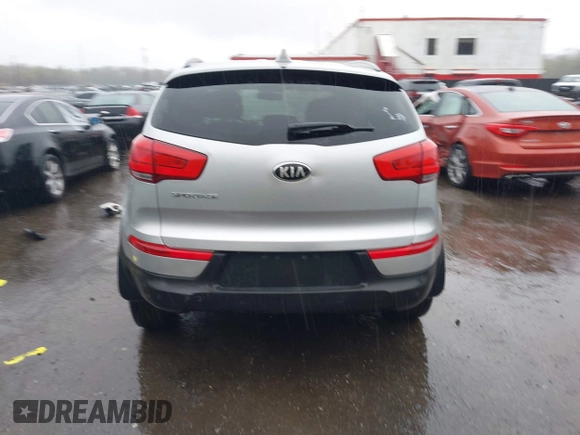 2014 Kia Sportage LX with VIN KNDPB3AC4E7582430, listed as a IAAI auction lot 41947229 with 140,680 mi miles. Bid and sale history available at carsss.com. Image 16.