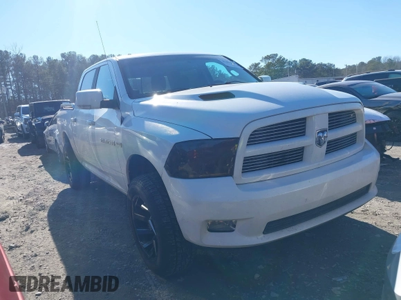 2012 Ram 1500 Sport with VIN 1C6RD7MT1CS288653, listed as a IAAI auction lot 41363344 with 199,972 mi miles. Bid and sale history available at carsss.com. Image 1.