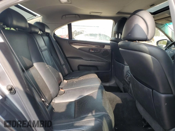 2015 Lexus LS 460 with VIN JTHCL5EF4F5025573, listed as a Copart auction lot 57178115 with 56,710 mi miles and Salvage title. Bid and sale history available at DreamBid. Image 10.