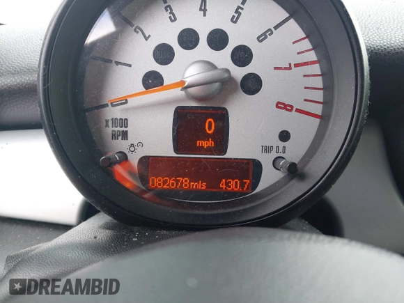 2013 MINI Cooper Hardtop with VIN WMWSU3C56DT374488, listed as a IAAI auction lot 41744603 with 82,678 mi miles. Bid and sale history available at carsss.com. Image 15.