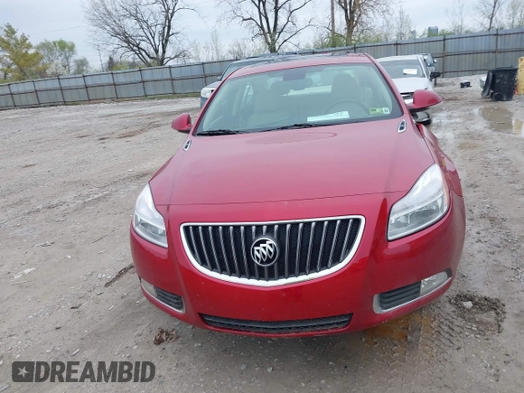 2013 Buick Regal Turbo Premium 1 with VIN 2G4GS5EV3D9152078, listed as a IAAI auction lot 41961731 with 90,912 mi miles. Bid and sale history available at carsss.com. Image 12.