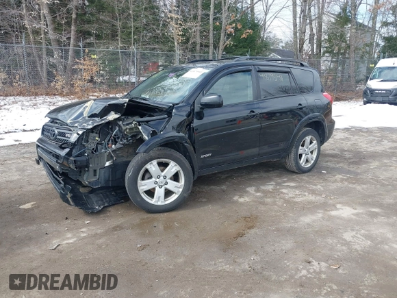 2007 Toyota RAV4 Sport with VIN JTMBK32V176024313, listed as a IAAI auction lot 41879541 with 167,916 mi miles. Bid and sale history available at carsss.com. Image 2.