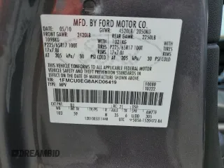 2010 Ford Escape Limited с VIN 1FMCU0EG8AKD06419, выставлен на аукционе Copart как лот 62357115 с пробегом 138 687 миль миль и Списание • Salvage title. История ставок и продаж доступна на DreamBid. Изображение 12.