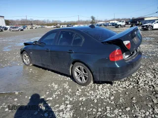 2008 BMW 3 Series 328xi with VIN WBAVC73558KX91670, listed as a Copart auction lot 45142735 with 0 mi miles and Salvage Title. Bid and sale history available at carsss.com. Image 2.