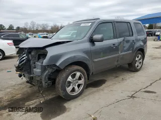 2012 Honda Pilot EX-L with VIN 5FNYF3H58CB013474, listed as a Copart auction lot 47058205 with 142,766 mi miles and Salvage Title. Bid and sale history available at carsss.com. Image 1.