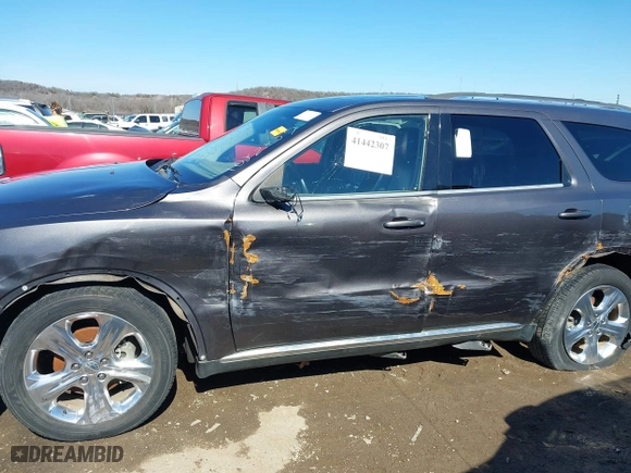 2014 Dodge Durango Limited with VIN 1C4RDHDG7EC494879, listed as a IAAI auction lot 41442307 with 172,701 mi miles. Bid and sale history available at carsss.com. Image 14.