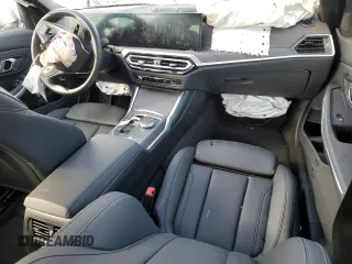 2024 BMW 3 Series 330i with VIN 3MW69FF03R8E77127, listed as a Copart auction lot 43403795 with 0 mi miles and Salvage Title. Bid and sale history available at carsss.com. Image 8.