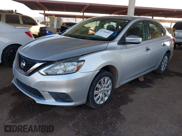2017 Nissan Sentra S with VIN 3N1AB7AP8HY268060, listed as a IAAI auction lot 41756694 with 128,993 mi miles and . Bid and sale history available at carsss.com. Image 2.