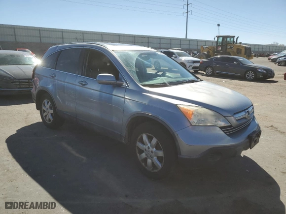 2007 Honda CR-V EX-L with VIN JHLRE38727C063480, listed as a Copart auction lot 48596715 with 247,393 mi miles and Salvage Title. Bid and sale history available at carsss.com. Image 4.