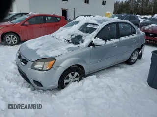 2010 Kia Rio with VIN KNADH4B38A6595734, listed as a Copart auction lot 46349825 with Not Provided miles and Salvage Title. Bid and sale history available at DreamBid. Image 1.