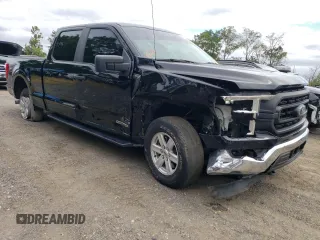 2021 Ford F-150 XL with VIN 1FTFW1ED0MFB39526, listed as a Copart auction lot 83764754 with 65,581 mi miles and Salvage Title. Bid and sale history available at carsss.com. Image 4.