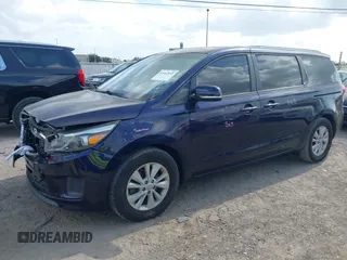 2018 Kia Sedona LX with VIN KNDMB5C14J6402504, listed as a IAAI auction lot 41682858 with 93,396 mi miles. Bid and sale history available at carsss.com. Image 17.