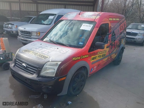 2012 Ford Transit Connect XLT with VIN NM0LS6BN8CT117828, listed as a IAAI auction lot 41726395 with NaN miles. Bid and sale history available at carsss.com. Image 2.