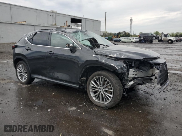 2022 Lexus NX 350h Premium with VIN 2T2GKCEZ8NC008566, listed as a Copart auction lot 53212805 with 44,537 mi miles and Salvage title. Bid and sale history available at DreamBid. Image 4.