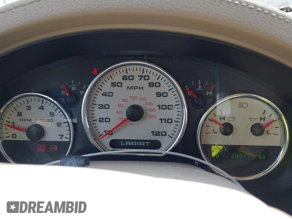 2007 Ford F-150 XLT with VIN 1FTPW14V87FA56297, listed as a IAAI auction lot 42048257 with 208,179 mi miles and . Bid and sale history available at DreamBid. Image 7.