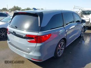 2024 Honda Odyssey Touring with VIN 5FNRL6H82RB027601, listed as a IAAI auction lot 41808680 with 25,911 mi miles and . Bid and sale history available at DreamBid. Image 4.