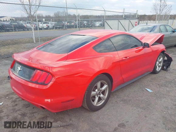 2017 Ford Mustang V6 with VIN 1FA6P8AM3H5271340, listed as a IAAI auction lot 41469159 with 92,175 mi miles and . Bid and sale history available at carsss.com. Image 4.