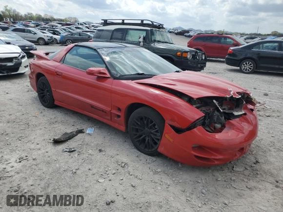 1998 Pontiac Firebird Formula with VIN 2G2FV22G2W2211889, listed as a Copart auction lot 55295505 with 237,771 mi miles and Salvage title. Bid and sale history available at DreamBid. Image 4.