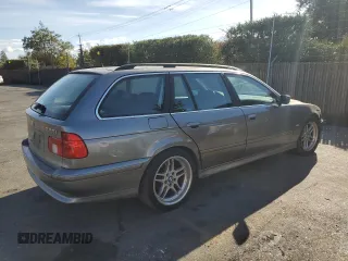 2002 BMW 5 Series 525iAT with VIN WBADS434X2GE10428, listed as a Copart auction lot 78684644 with 183,737 mi miles and Salvage Title. Bid and sale history available at carsss.com. Image 3.