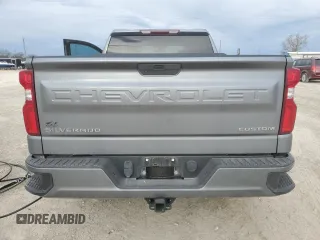 2020 Chevrolet Silverado 1500 Custom with VIN 1GCRWBEH3LZ332479, listed as a Copart auction lot 88809145 with 54,834 mi miles and Salvage Title. Bid and sale history available at carsss.com. Image 6.