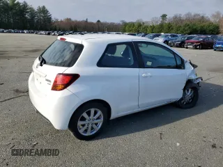 2015 Toyota Yaris L with VIN VNKJTUD3XFA016045, listed as a Copart auction lot 52599155 with 0 mi miles and Salvage Title. Bid and sale history available at carsss.com. Image 3.