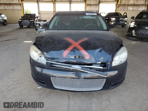 2014 Chevrolet Impala LS with VIN 2G1WA5E37E1172828, listed as a Copart auction lot 53988635 with 123,040 mi miles and Salvage Title. Bid and sale history available at DreamBid. Image 5.