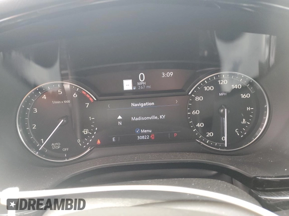 2020 Cadillac XT6 FWD Premium Luxury with VIN 1GYKPCRS2LZ138174, listed as a Copart auction lot 52495655 with 30,822 mi miles and Salvage Title. Bid and sale history available at carsss.com. Image 9.