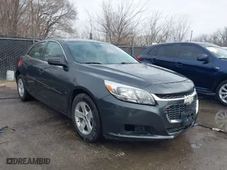 2014 Chevrolet Malibu LS with VIN 1G11B5SL6EF207928, listed as a IAAI auction lot 41153065 with 113,313 mi miles. Bid and sale history available at carsss.com. Image 1.