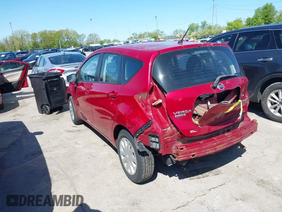 2015 Nissan Note SV with VIN 3N1CE2CP1FL421436, listed as a IAAI auction lot 42222834 with 143,241 mi miles and . Bid and sale history available at DreamBid. Image 3.