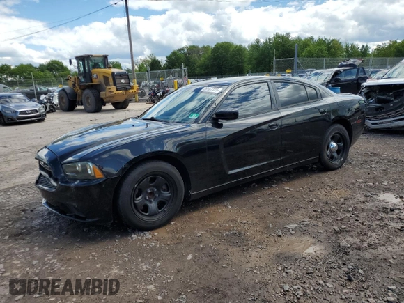 2012 Dodge Charger Police z VIN 2C3CDXAT1CH181827, wystawiony jako Copart lot #58161125 z przebiegiem 117 203 mil mil oraz Szkoda całkowita • Salvage title. Historia ofert i sprzedaży dostępna na DreamBid. Obrazek 1.