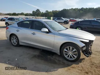 2017 Infiniti Q50 2.0t Sport with VIN JN1CV7AR8HM682394, listed as a Copart auction lot 72235254 with 117,380 mi miles and Salvage Title. Bid and sale history available at carsss.com. Image 4.