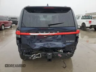 2024 Lexus GX with VIN JTJVBCDX6R5025863, listed as a Copart auction lot 42083625 with 9,320 mi miles and Salvage Title. Bid and sale history available at carsss.com. Image 6.