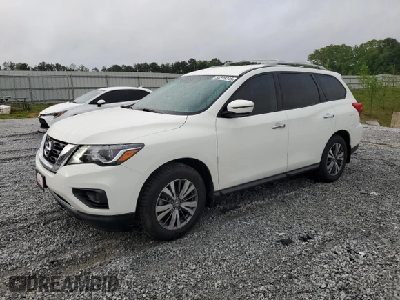 2020 Nissan Pathfinder S with VIN 5N1DR2AN5LC614845, listed as a Copart auction lot 54399345 with 82,754 mi miles and Salvage title. Bid and sale history available at DreamBid. Image 1.